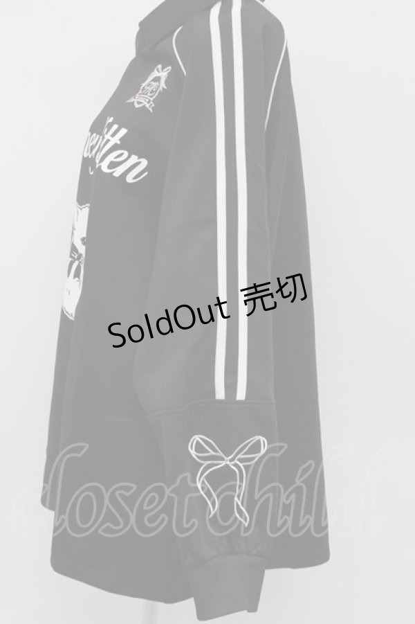 画像4: Honey Cinnamon / Honey Kitten袖ラインユニフォームトップス  黒Ｘ白 T-26-02-15-012-LO-JA-SA-ZT548 (4)