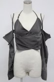 画像1: Melt the lady / strap cover tops  グレー T-26-02-15-014-PU-TO-SA-ZT (1)