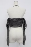画像2: Melt the lady / strap cover tops  グレー T-26-02-15-014-PU-TO-SA-ZT (2)