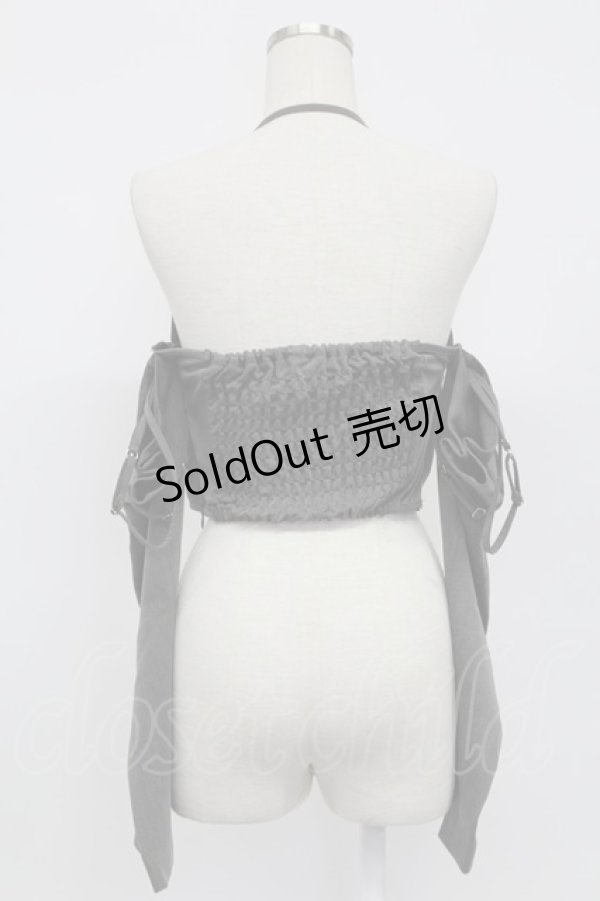 画像2: Melt the lady / strap cover tops  グレー T-26-02-15-014-PU-TO-SA-ZT548 (2)