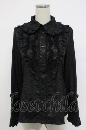 画像: ALICE and the PIRATES / 「BABY仕掛けのFairy tale〜Pop-up Labyrinthへようこそ〜」ブラウス  黒 T-26-02-15-016-PA-BL-SA-ZT