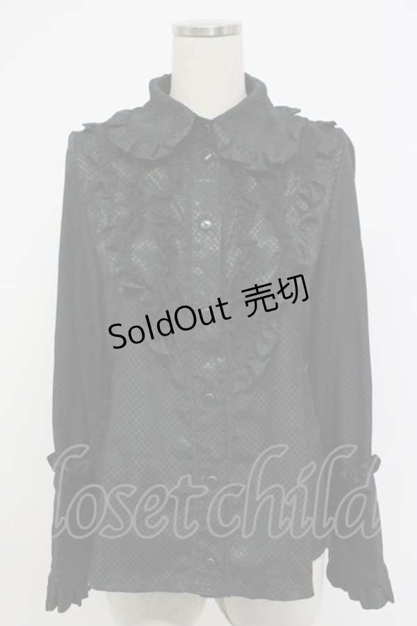 画像1: ALICE and the PIRATES / 「BABY仕掛けのFairy tale〜Pop-up Labyrinthへようこそ〜」ブラウス  黒 T-26-02-15-016-PA-BL-SA-ZT564 (1)