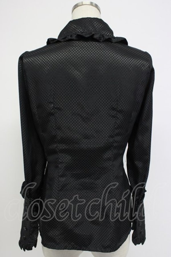 画像2: ALICE and the PIRATES / 「BABY仕掛けのFairy tale〜Pop-up Labyrinthへようこそ〜」ブラウス  黒 T-26-02-15-016-PA-BL-SA-ZT (2)