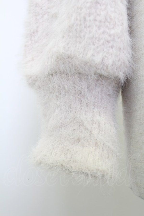 画像7: LIZ LISA / レイヤード風肩あきニット  ピンクｘ黒 T-26-02-15-024-LO-TO-SA-ZT (7)