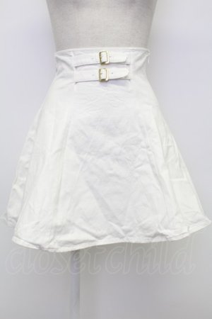 画像: evelyn / ダブルベルトスカート  白 T-26-02-15-025-LO-SK-SA-ZT