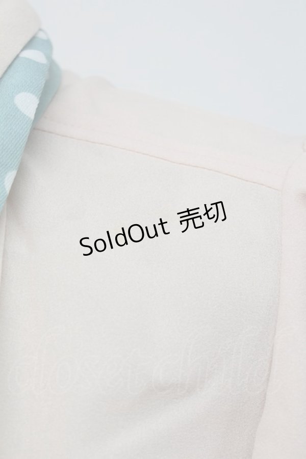 画像4: Ank Rouge / キャンディ刺繍開襟ブラウス M オレンジ×グリーン T-26-02-15-028-CA-BL-SA-ZT (4)