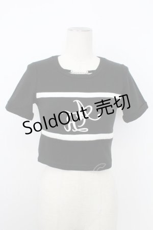 画像: Ank Rouge / モノグラムロゴチビ M ブラック T-26-02-16-010-CA-TO-SA-ZT557