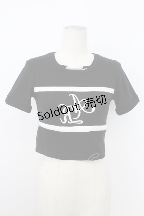 画像1: Ank Rouge / モノグラムロゴチビ M ブラック T-26-02-16-010-CA-TO-SA-ZT557 (1)