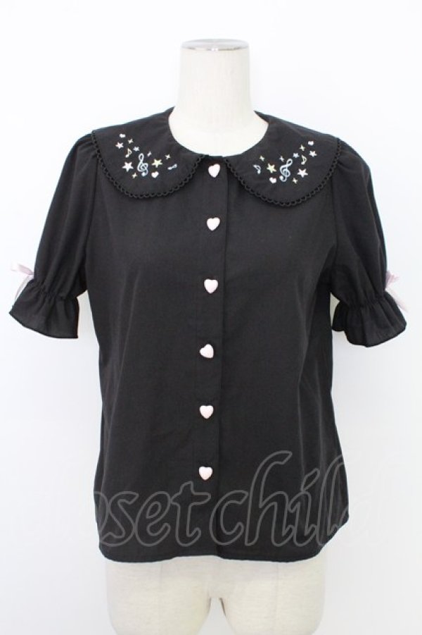 画像1: Lovely Tency / TT*INAエリシシュウBL M ブラック T-26-02-16-011-GO-BL-SA-ZT (1)