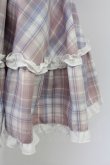 画像3: Ank Rouge / プリンセスおりぼんワンピース  ピンクＸ青チェック T-26-02-16-015-CA-OP-SA-ZT (3)
