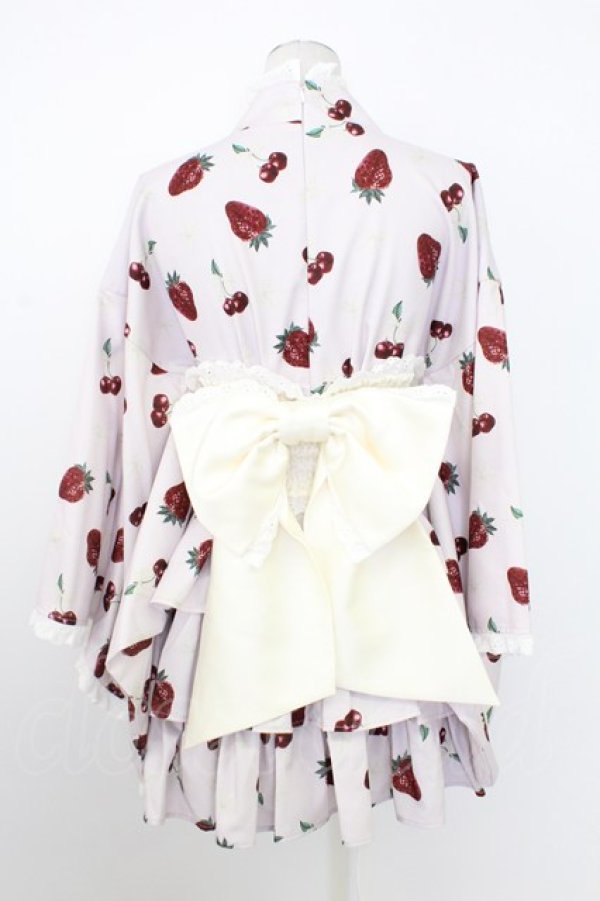 画像2: Ank Rouge / CHERRY BERRY PRINCESS　浴衣ワンピース M ピンク T-26-02-16-017-CA-OP-SA-ZT (2)