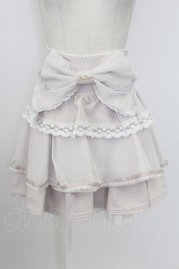 画像1: LIZ LISA / ビックリボンティアードスカート 0 ピンク T-26-02-16-019-LO-PA-SA-ZT (1)