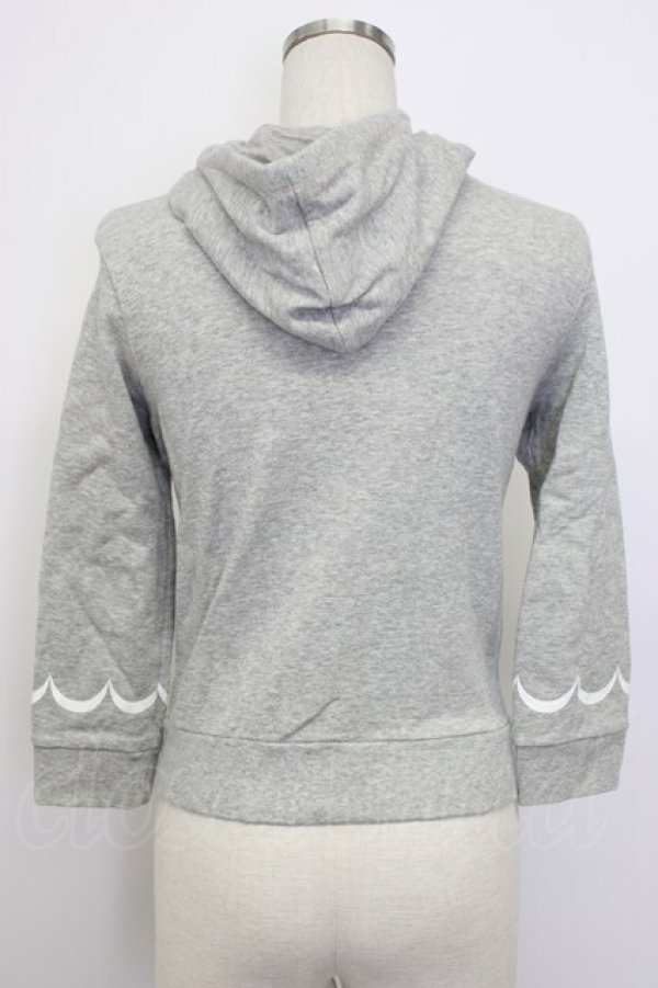 画像2: MILK / Sugar cakeパーカー  グレーＸ白 T-26-02-17-021-ML-TO-SA-ZT (2)