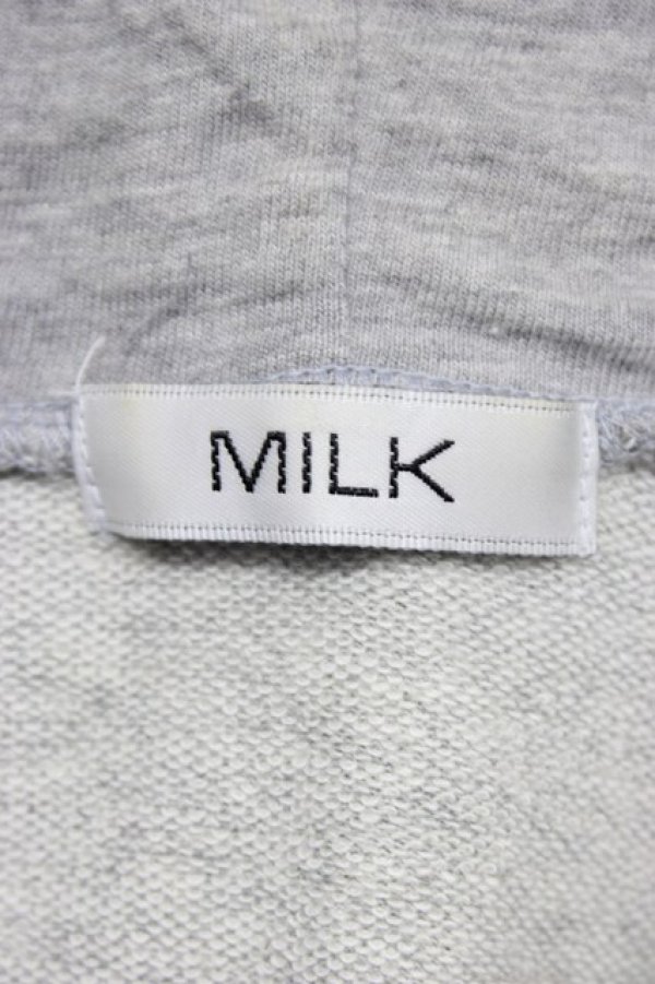 画像5: MILK / Sugar cakeパーカー  グレーＸ白 T-26-02-17-021-ML-TO-SA-ZT (5)