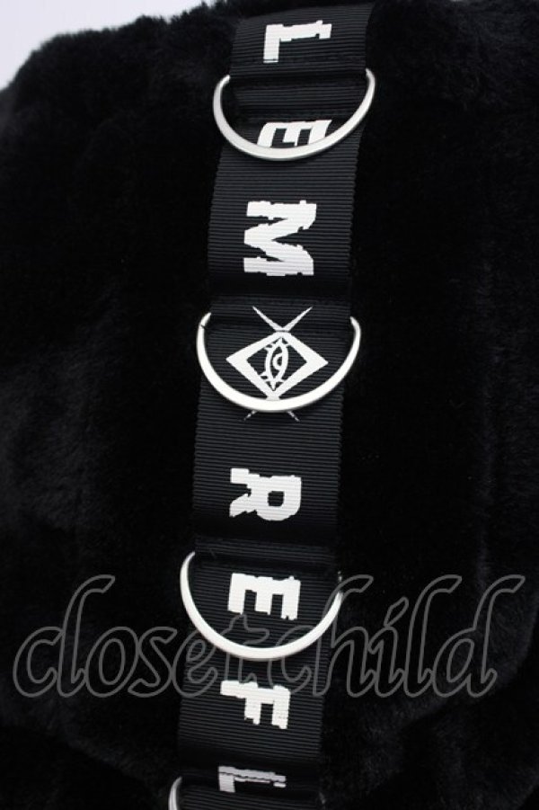 画像3: REFLEM / DリングロゴテープBIGフードブルゾン  黒Ｘ白 T-26-02-17-022-PU-JA-SA-ZTC027 (3)