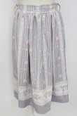 画像1: axes femme / チューリップ柄ミドルスカート M ラベンダー T-26-02-17-025-AX-SK-SA-ZT (1)