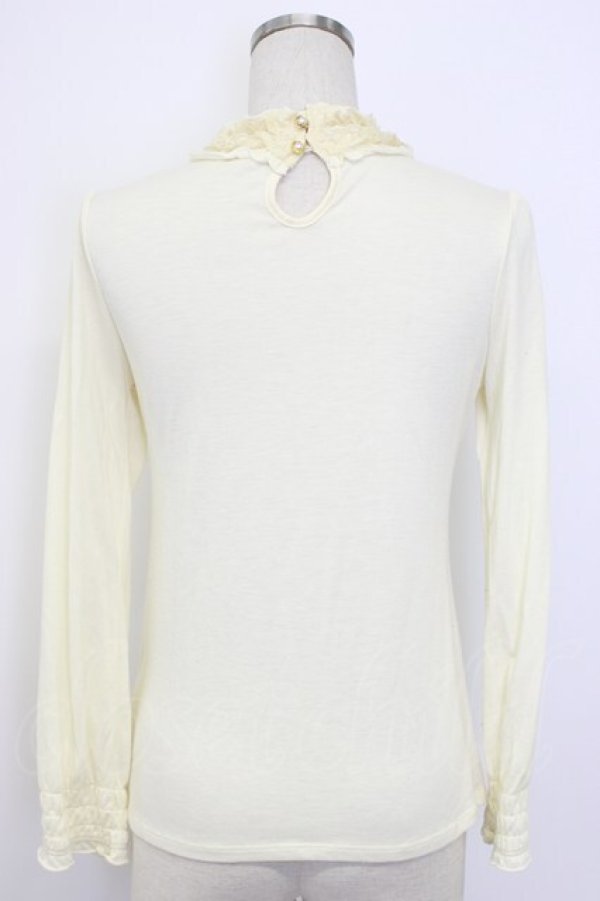 画像2: axes femme / ストラップ付きインナープルオーバー  アイボリー T-26-02-17-003-AX-TO-SA-ZT (2)