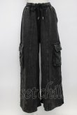 画像1: REFLEM / ヘビーワイドスウェットパンツ  黒 T-26-02-17-030-PU-PA-SA-ZT (1)