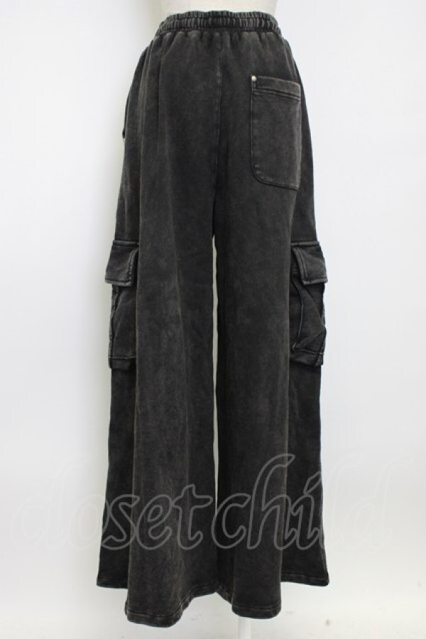 画像2: REFLEM / ヘビーワイドスウェットパンツ  黒 T-26-02-17-030-PU-PA-SA-ZT (2)