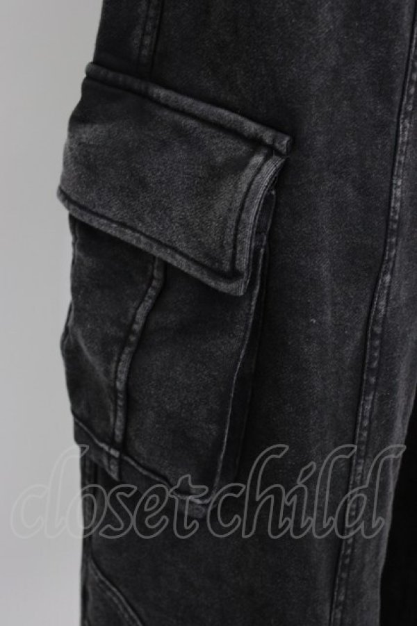 画像4: REFLEM / ヘビーワイドスウェットパンツ  黒 T-26-02-17-030-PU-PA-SA-ZT (4)