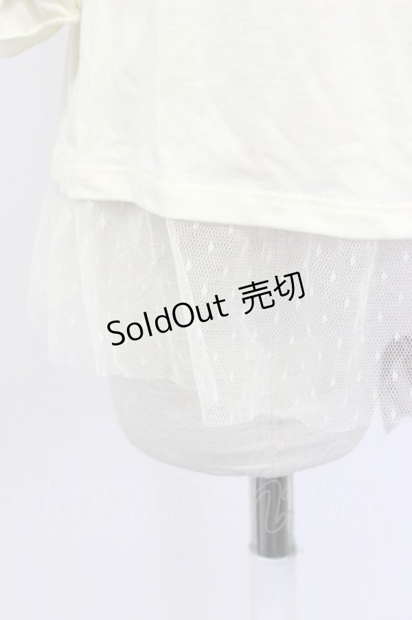 画像5: axes femme / ガーデンフリルスタンドプルオーバー  アイボリー T-26-02-17-004-AX-TO-SA-ZT (5)