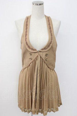 画像: axes femme / ホルターロングベスト  アイボリー T-26-02-17-008-AX-TO-SA-ZT