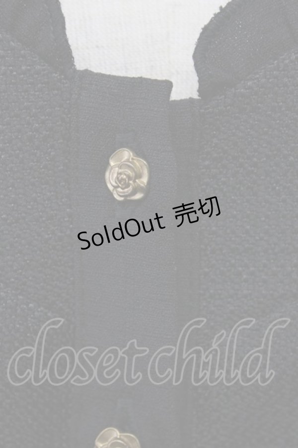 画像4: axes femme / 薔薇釦ビスチェ  ブラック T-26-02-17-010-AX-TO-SA-ZT551 (4)