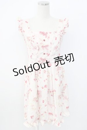 画像: LIZ LISA / ラビットリボン柄ジャンスカ  ピンク T-26-02-17-015-LO-OP-SA-ZT551