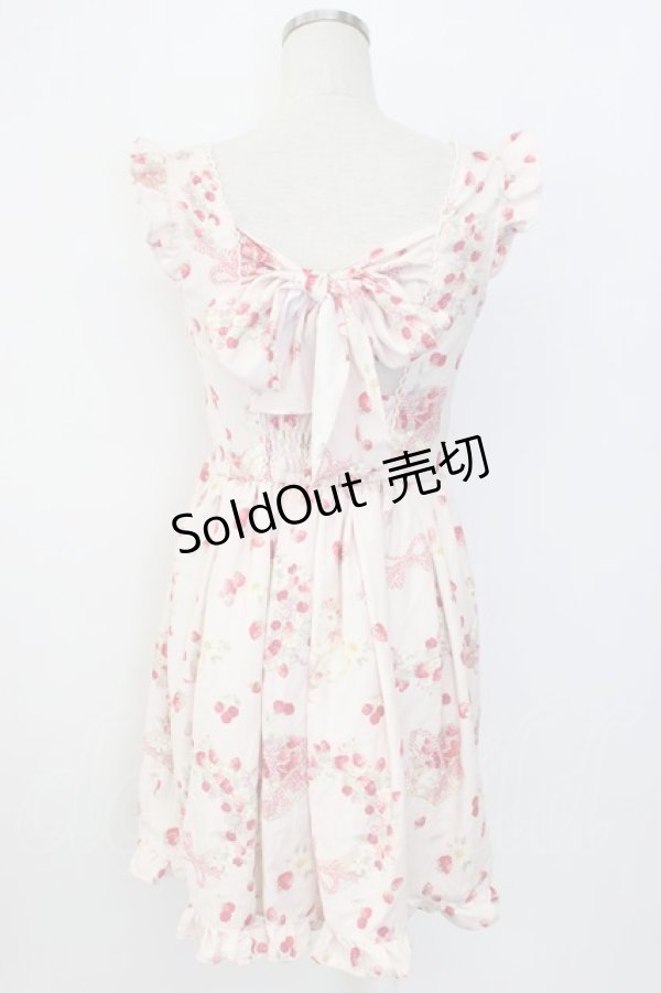 画像2: LIZ LISA / ラビットリボン柄ジャンスカ  ピンク T-26-02-17-015-LO-OP-SA-ZT551 (2)