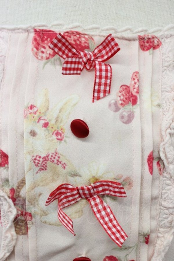 画像4: LIZ LISA / ラビットリボン柄ジャンスカ  ピンク T-26-02-17-015-LO-OP-SA-ZT (4)