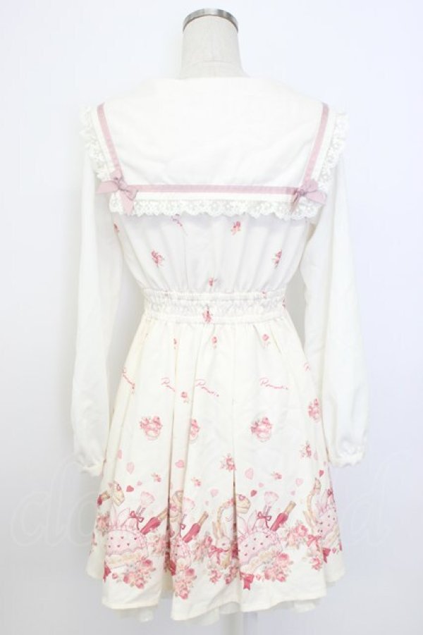 画像2: LIZ LISA / メイクアップラビット柄ワンピース  アイボリー T-26-02-17-016-LO-OP-SA-ZT (2)