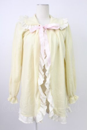 画像: Nile Perch / フリルリボンジャケット  生成り T-26-02-18-017-LO-JA-SA-ZT