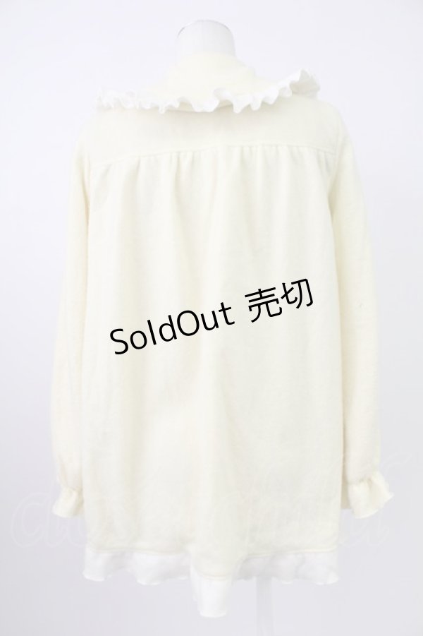 画像2: Nile Perch / フリルリボンジャケット  生成り T-26-02-18-017-LO-JA-SA-ZT (2)