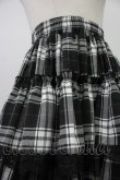 画像5: VOLCAN&APHRODITE / チェックスカート  黒チェック T-26-02-18-021-PU-SK-SA-ZT (5)