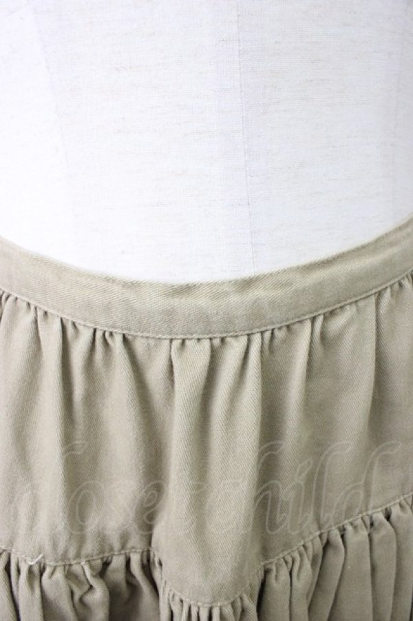 画像5: PINK HOUSE / ローズブーケプリントパッチワークスカート  ブラウン T-26-02-18-022-LO-SK-SA-ZT (5)