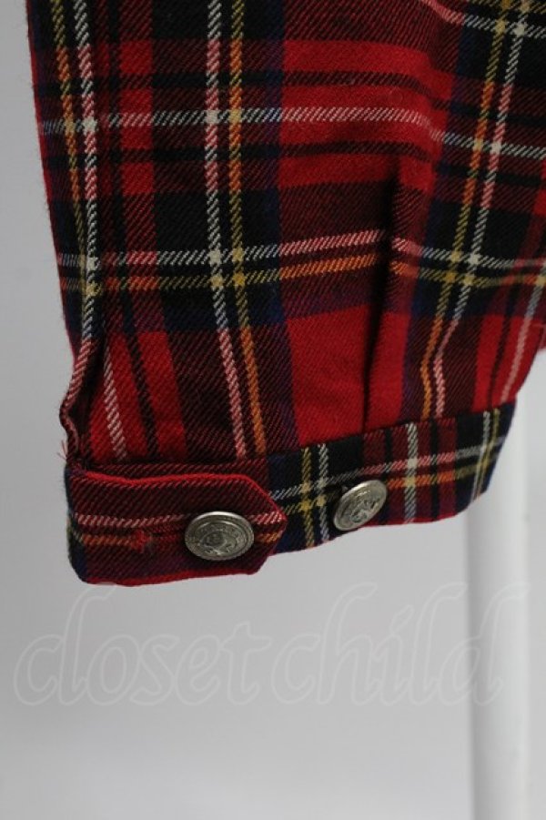 画像5: Jane Marple / タータンチェックパンツ  赤チェック T-26-02-18-023-JM-PA-SA-ZT (5)
