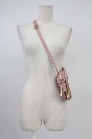 画像: m petit by misako / AMリボンショルダーウォレットSLD  ピンク T-26-02-18-027-LO-BG-SA-ZT