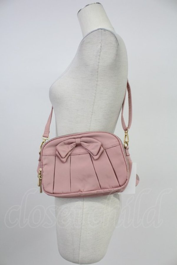 画像2: m petit by misako / AMリボンショルダーウォレットSLD  ピンク T-26-02-18-027-LO-BG-SA-ZT (2)