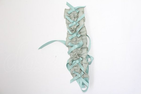 画像5: Chalmiere / フリルヘッドドレス  グリーン T-26-02-18-030-0-AC-SA-ZT (5)