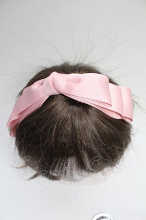 画像: m petit by misako / NINA'sコラボ AM*NIリボンカチューシャ  ピンク T-26-02-18-031-LO-AC-SA-ZT