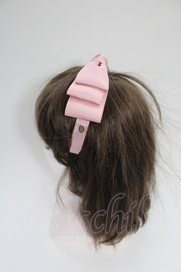 画像3: m petit by misako / NINA'sコラボ AM*NIリボンカチューシャ  ピンク T-26-02-18-031-LO-AC-SA-ZT (3)