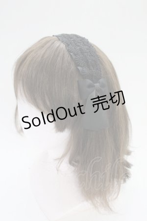 画像: m petit by misako / AMレースカチューシャ  黒 T-26-02-18-033-LO-AC-SA-ZT486