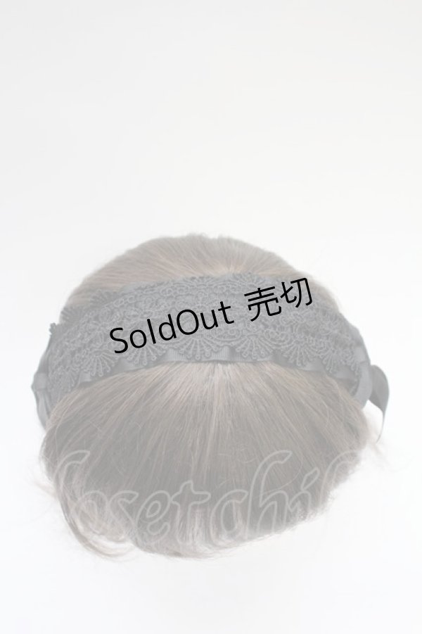 画像4: m petit by misako / AMレースカチューシャ  黒 T-26-02-18-033-LO-AC-SA-ZT486 (4)