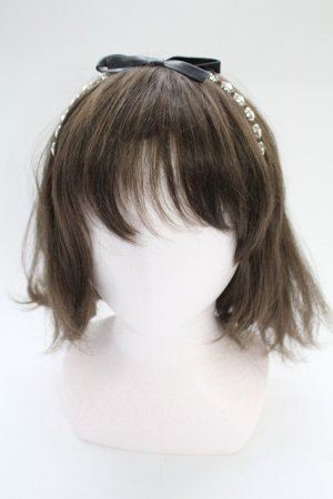 画像: LOLITAその他(お買取対象外) / リボンビジューカチューシャ  クリア T-26-02-18-034-LO-AC-SA-ZT