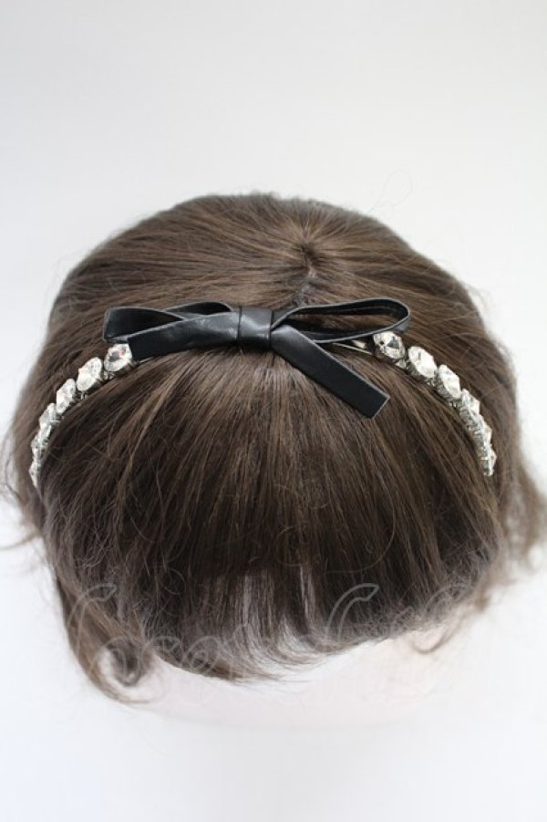 画像2: LOLITAその他(お買取対象外) / リボンビジューカチューシャ  クリア T-26-02-18-034-LO-AC-SA-ZT (2)