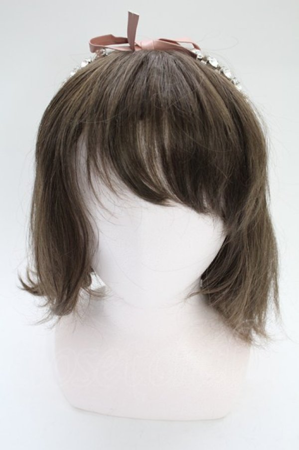 画像1: LOLITAその他(お買取対象外) / リボンビジューカチューシャ  クリア T-26-02-18-035-LO-AC-SA-ZT (1)