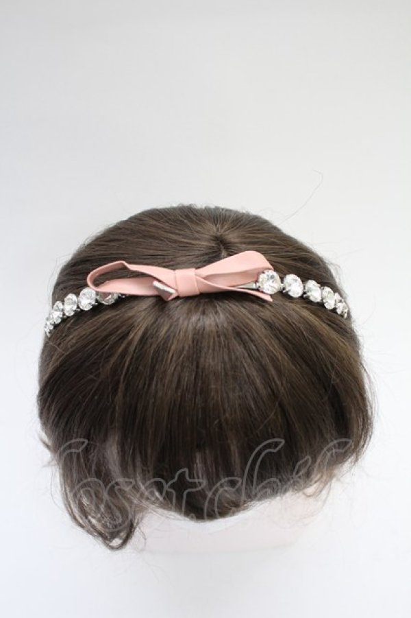 画像2: LOLITAその他(お買取対象外) / リボンビジューカチューシャ  クリア T-26-02-18-035-LO-AC-SA-ZT (2)