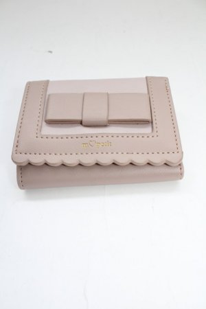 画像: m petit by misako / リボン三つ折り財布  ピンク T-26-02-18-038-LO-ZA-SA-ZT