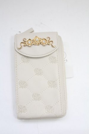 画像: axes femme / 花モチーフキルトポシェット  キナリ T-26-02-18-039-AX-BG-SA-ZT