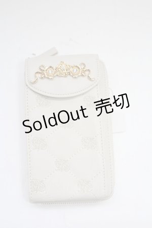 画像: axes femme / 花モチーフキルトポシェット  キナリ T-26-02-18-039-AX-BG-SA-ZT